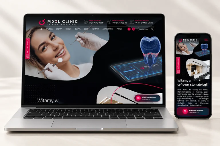 Podgląd realizacji: Pixel Clinic