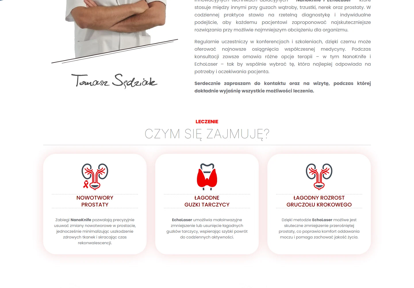 Tomasz Sędziak — Wybrany fragment projektu